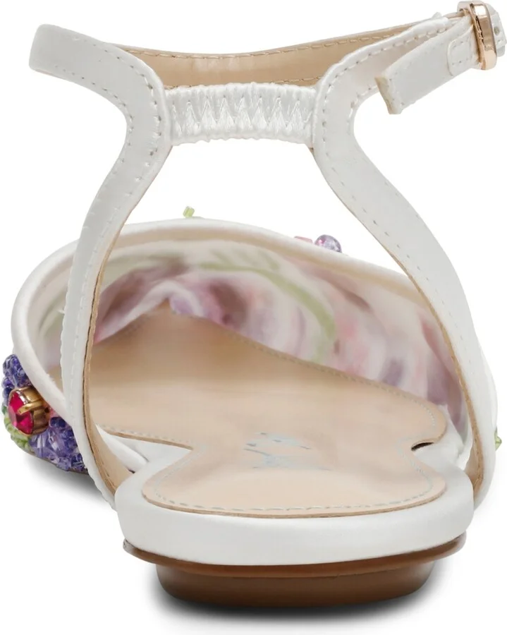 Betsey Johnson Women's Garbo Jeweled Mesh Flats - Image 7