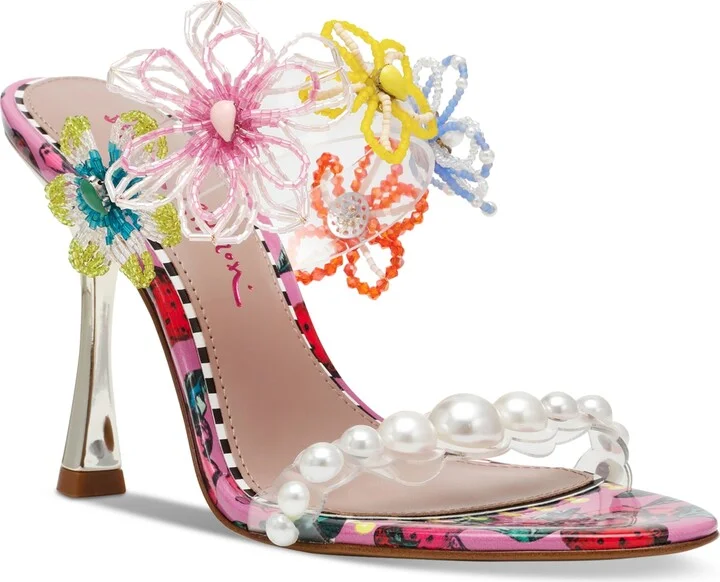 Betsey Johnson Women's Goldiee Floral Dress Sandals