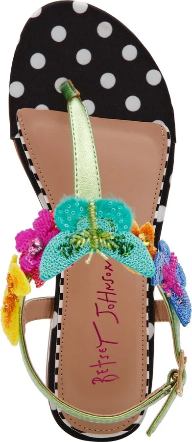 Betsey Johnson Women's Halie Butterfly Thong Sandals - Image 4