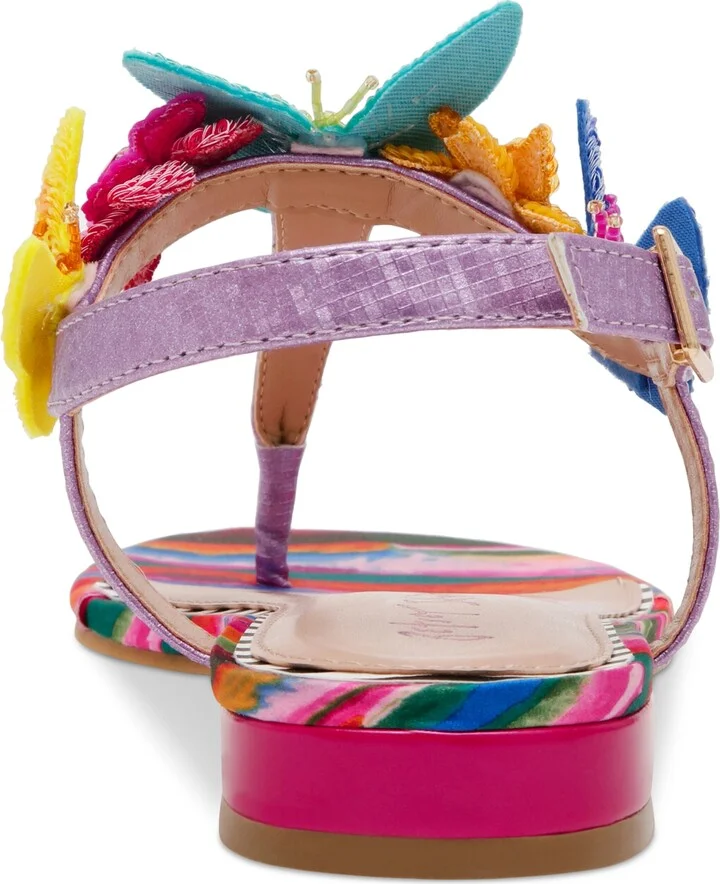Betsey Johnson Women's Halie Butterfly Thong Sandals - Image 7