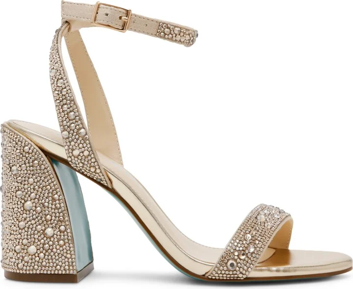 Betsey Johnson Women's Jet Block Heel Dress Sandals - Image 2