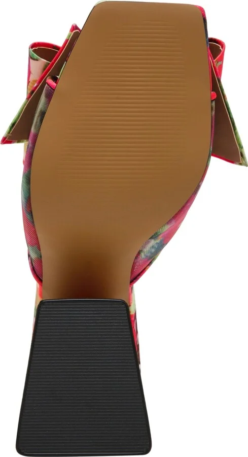 Betsey Johnson Women's Jordn Embellished Bow Dress Mules - Red/Green Multi - Image 5