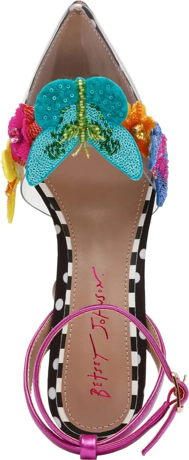Betsey Johnson Women's Kamilla Butterfly Vinyl Pumps - Image 4