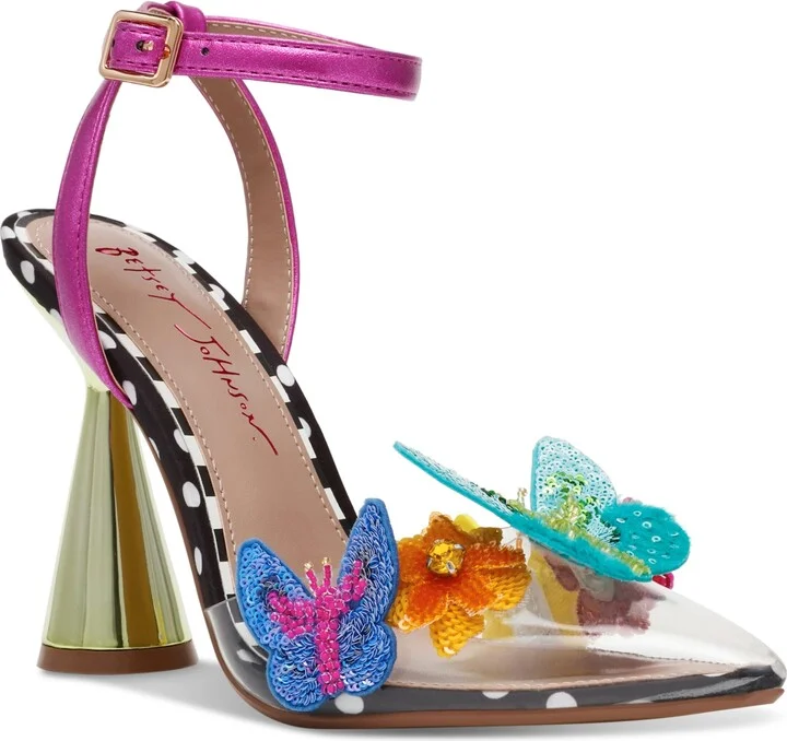 Betsey Johnson Women's Kamilla Butterfly Vinyl Pumps