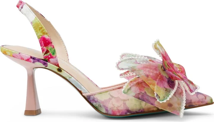 Betsey Johnson Women's Kelli Mesh Bow Slingback Pumps - Image 2