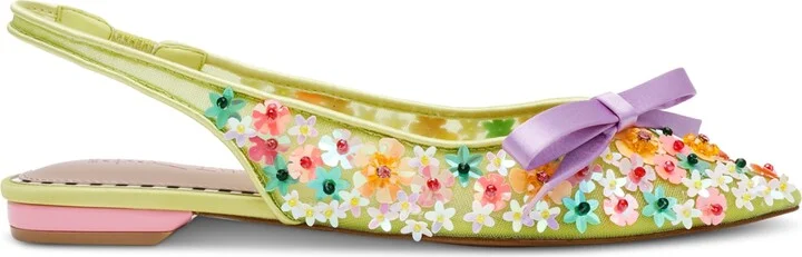 Betsey Johnson Women's Laylah Floral Slingback Flats - Image 2