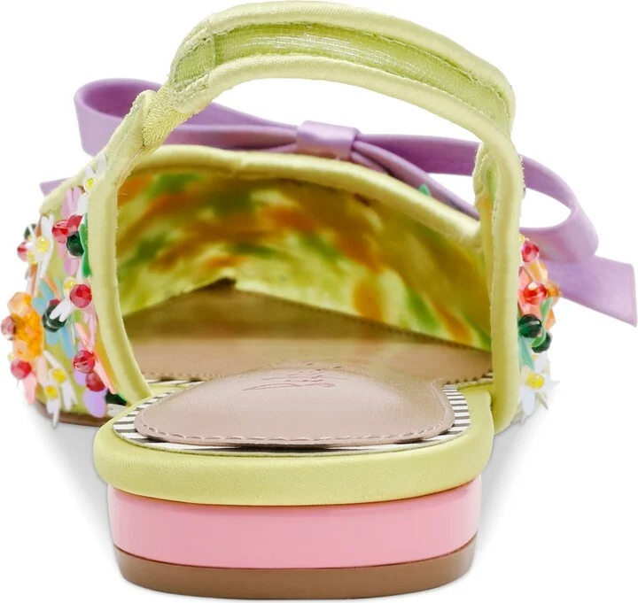 Betsey Johnson Women's Laylah Floral Slingback Flats - Image 3