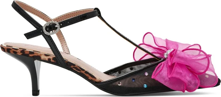 Betsey Johnson Women's Lillyan T-Strap Kitten-Heel Pumps - Image 2