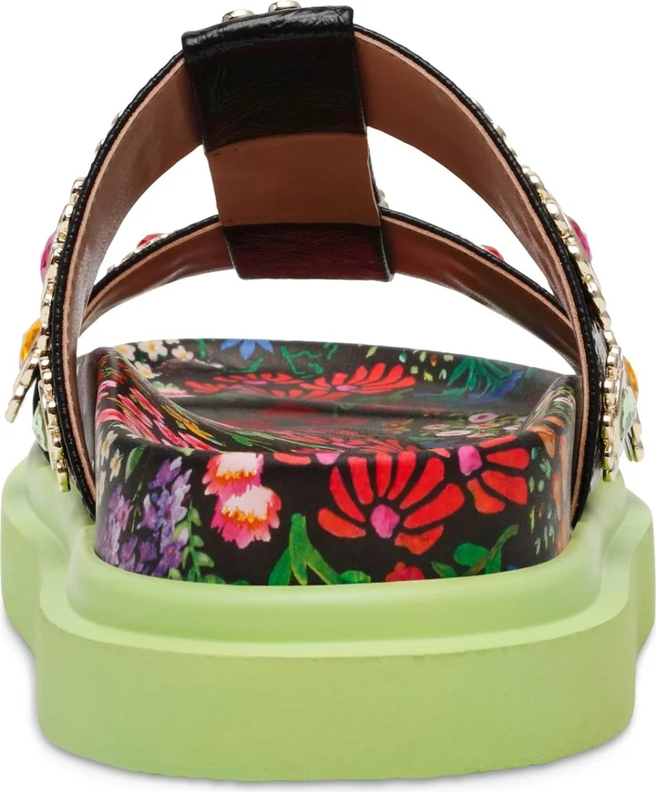 Betsey Johnson Women's Madox Embellished Platform Footbed Sandals - Image 3