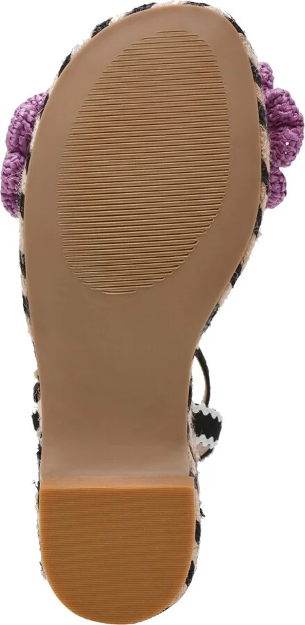 Betsey Johnson Women's Marabela Macrame Platform Wedge Sandals - Image 5