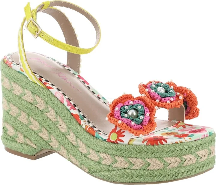 Betsey Johnson Women's Marabela Wedge Sandal