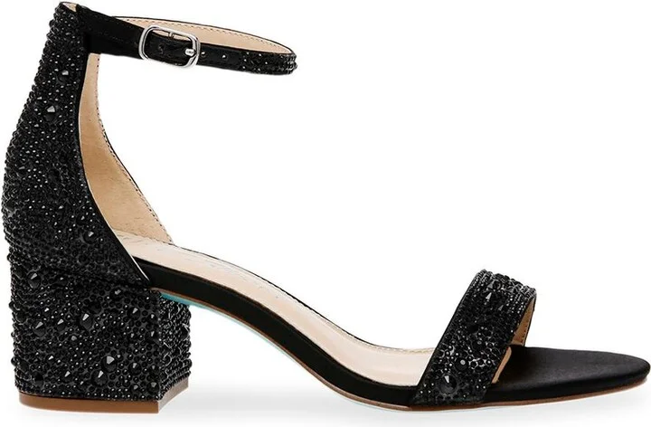 Betsey Johnson Women's Mari Block Heel Evening Sandals - Image 10