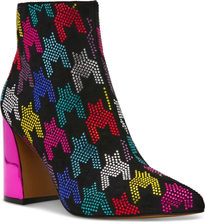 Betsey Johnson Women's Marrina Flare-Heel Dress Booties