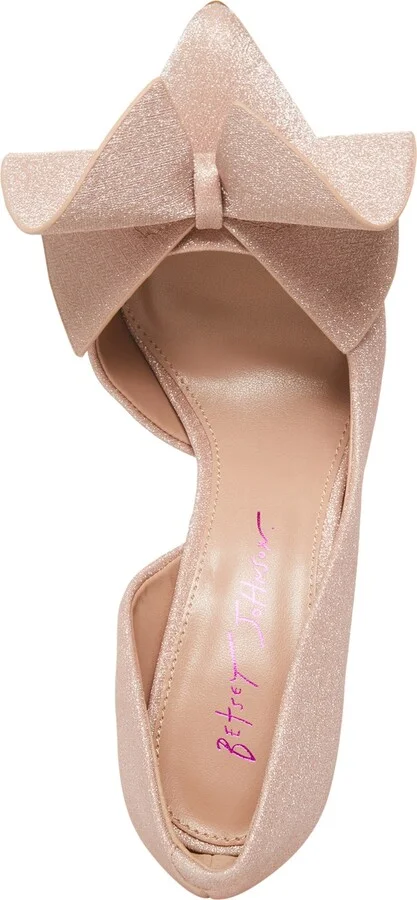 Betsey Johnson Women's Nobble Sculpted Bow Pumps - Image 4