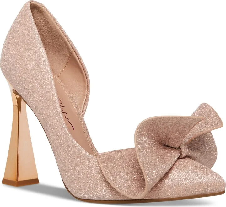 Betsey Johnson Women's Nobble Sculpted Bow Pumps