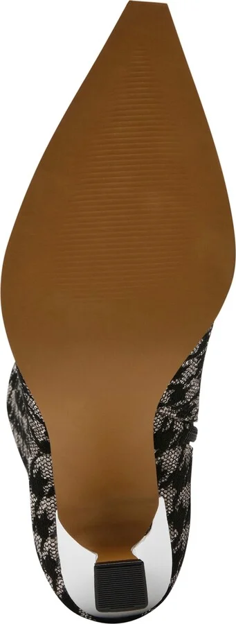 Betsey Johnson Women's Pamella Kitten-Heel Dress Boots - Black/Silver Multi - Image 5