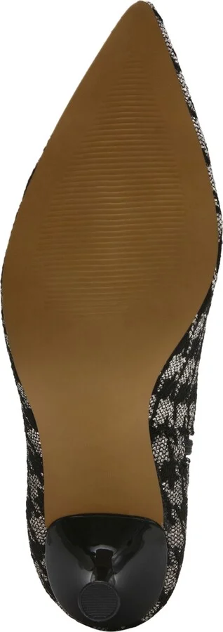 Betsey Johnson Women's Parkker Pointed-Toe Kitten-Heel Booties - Black/Silver Houndstooth Multi - Image 5