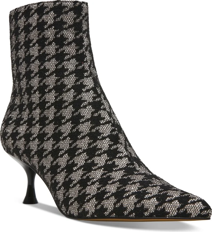 Black,silver Houndstooth Multi