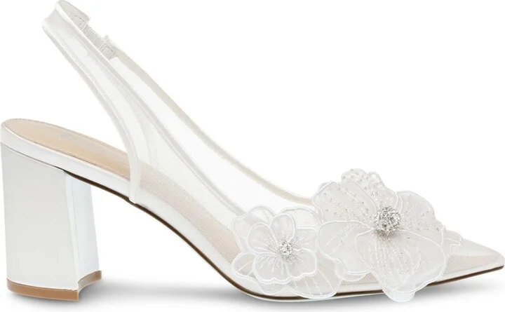 Betsey Johnson Women's Petra Flower Applique Slingback Pumps - Image 2