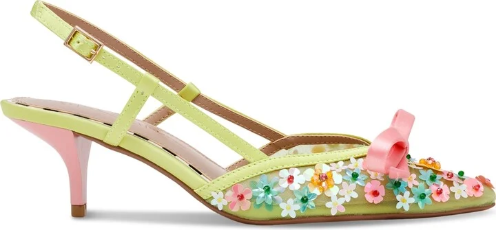 Betsey Johnson Women's Sadyy Ditzy Floral Slingback Pumps - Image 2
