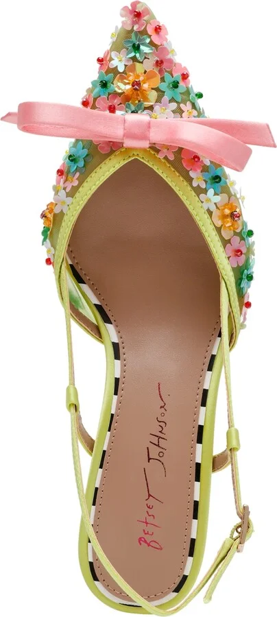 Betsey Johnson Women's Sadyy Ditzy Floral Slingback Pumps - Image 4