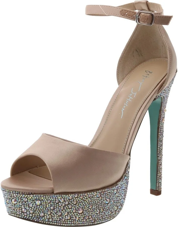 Betsey Johnson womens Sb-karma Heeled Sandal