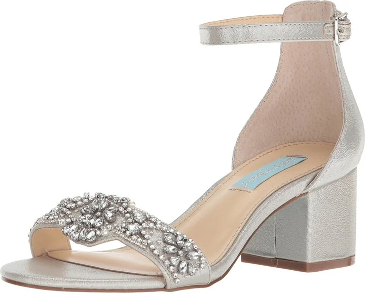 Betsey Johnson womens Sb-mel Heeled Sandal
