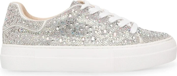 Betsey Johnson Women's Sidny Platform Lace-Up Sneakers - Image 6