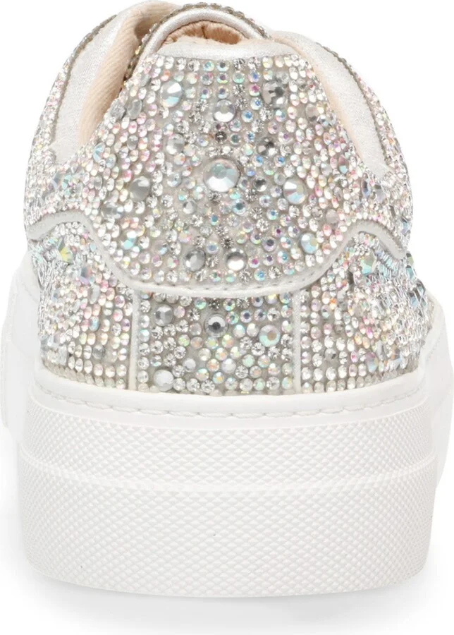Betsey Johnson Women's Sidny Platform Lace-Up Sneakers - Image 7