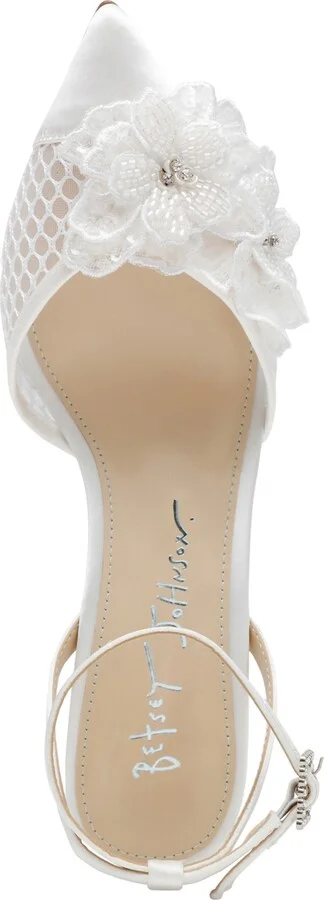 Betsey Johnson Women's Susie Flower Pointed Toe Pumps - Image 4