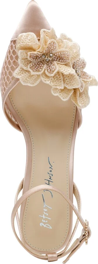 Betsey Johnson Women's Susie Flower Pointed Toe Pumps - Image 8