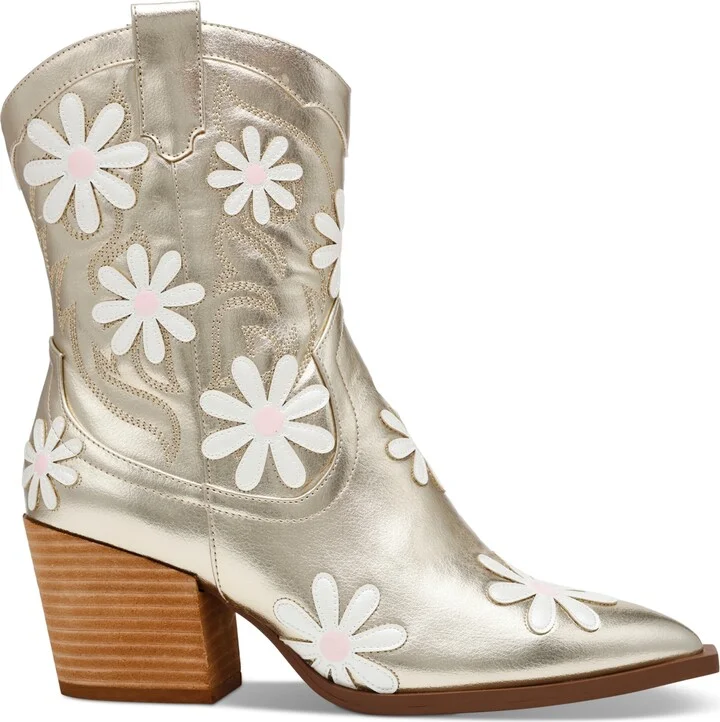 Betsey Johnson Women's Teddy Daisy Western Booties - Image 2