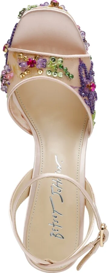 Betsey Johnson Women's Viven Jeweled Platform Dress Sandals - Image 4
