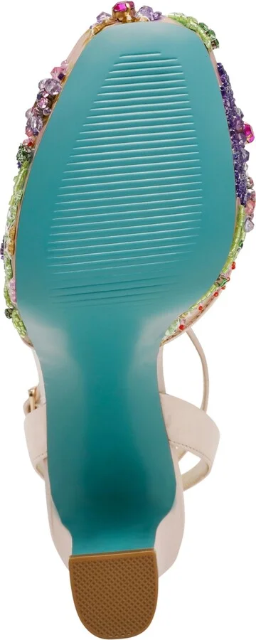 Betsey Johnson Women's Viven Jeweled Platform Dress Sandals - Image 5