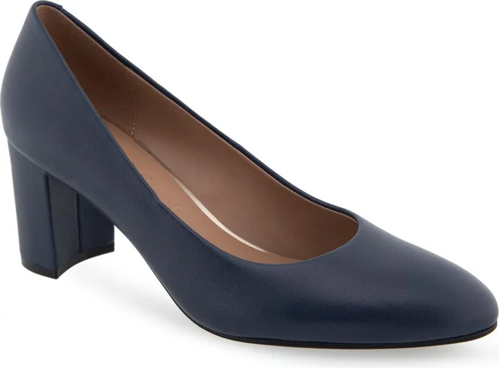 NAVY LEATHER
