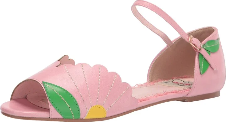 Bettie Page Women's Flat Sandal
