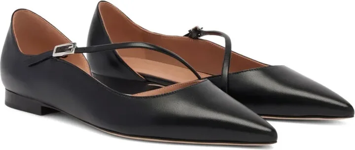 Bettina pointed-toe buckle flats - Image 2