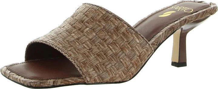 Betty 4 Womens Woven Slip On Heels