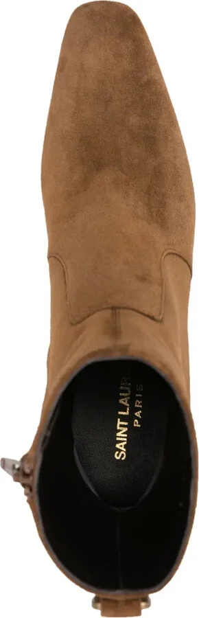 Betty 70mm suede boots - Image 4