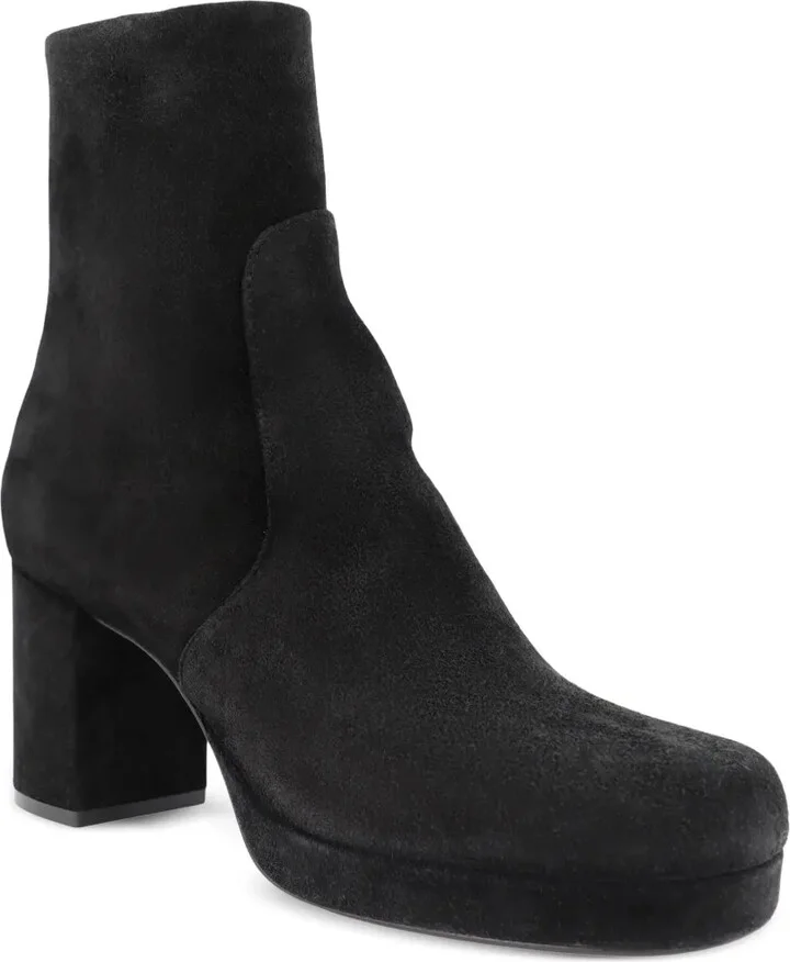 Betty 80mm velour ankle boots - Image 2