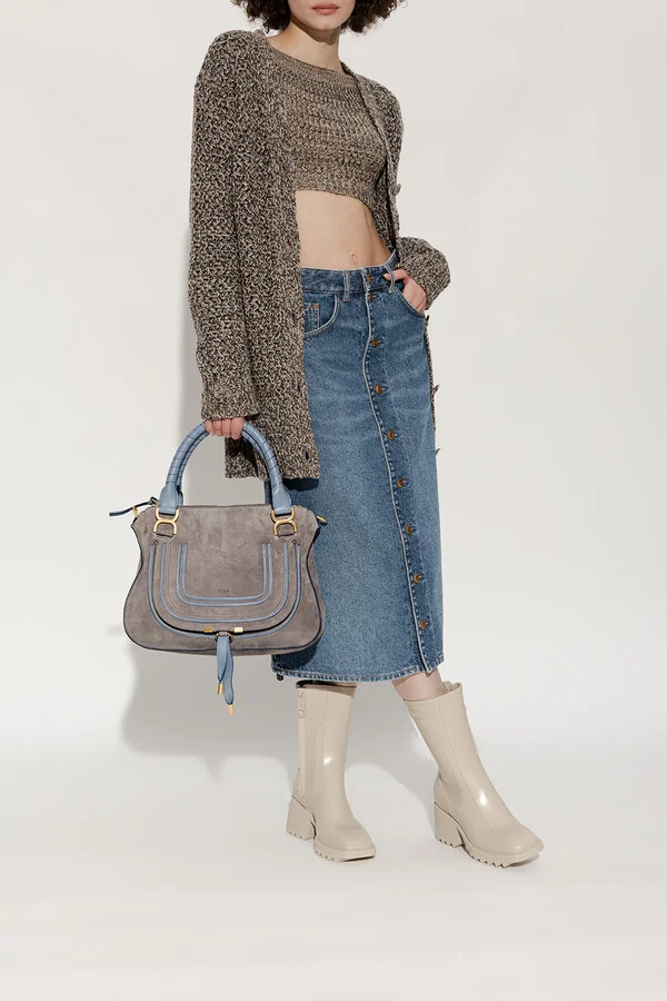‘Betty’ Heeled Rain Boots, , - Beige - Image 2