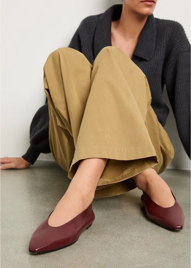 Betty Leather Flats - Image 2