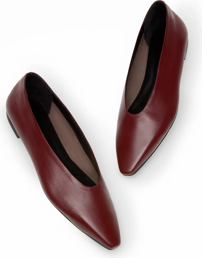 Betty Leather Flats