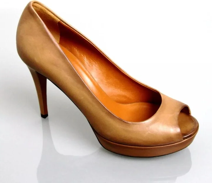 Betty Light Btown Open-Toe Platform Pumps - Image 2