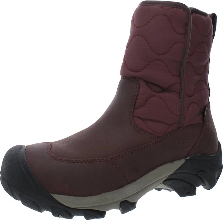 Betty Womens Leather Quilted Winter & Snow Boots