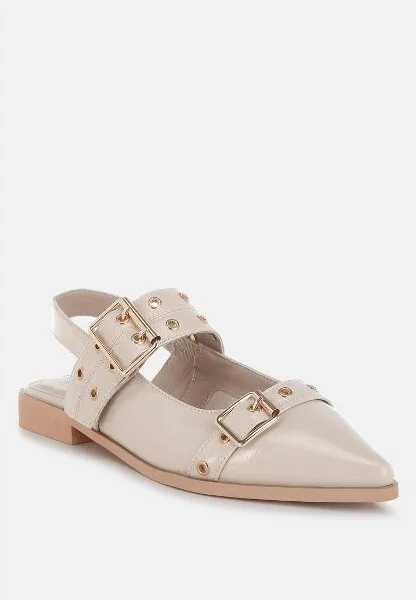 Betula Eyelets & Buckle Detail Flats Women - Image 2
