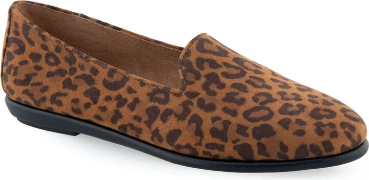 LEOPARD FAB SUEDE