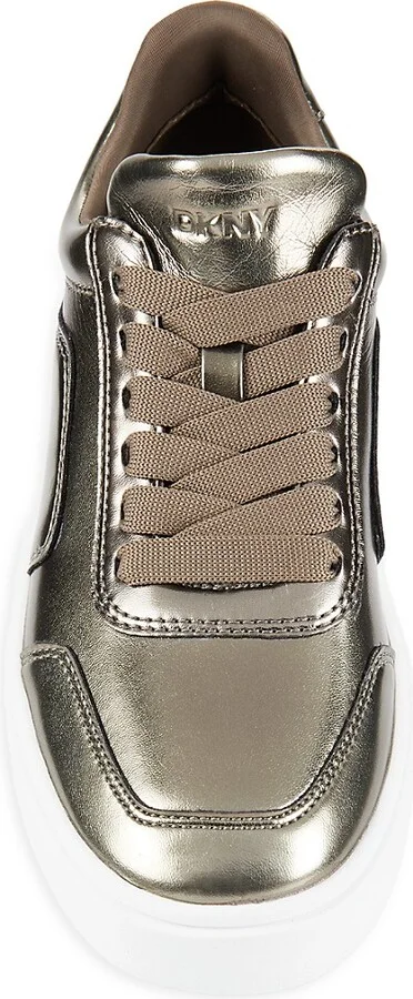 Beverley Metallic Low Top Platform Sneakers - Image 5