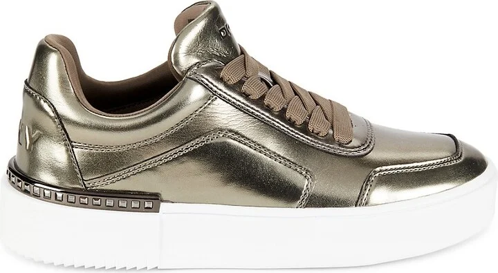 Beverley Metallic Low Top Platform Sneakers