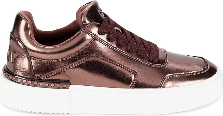 Beverley Metallic Low Top Platform Sneakers